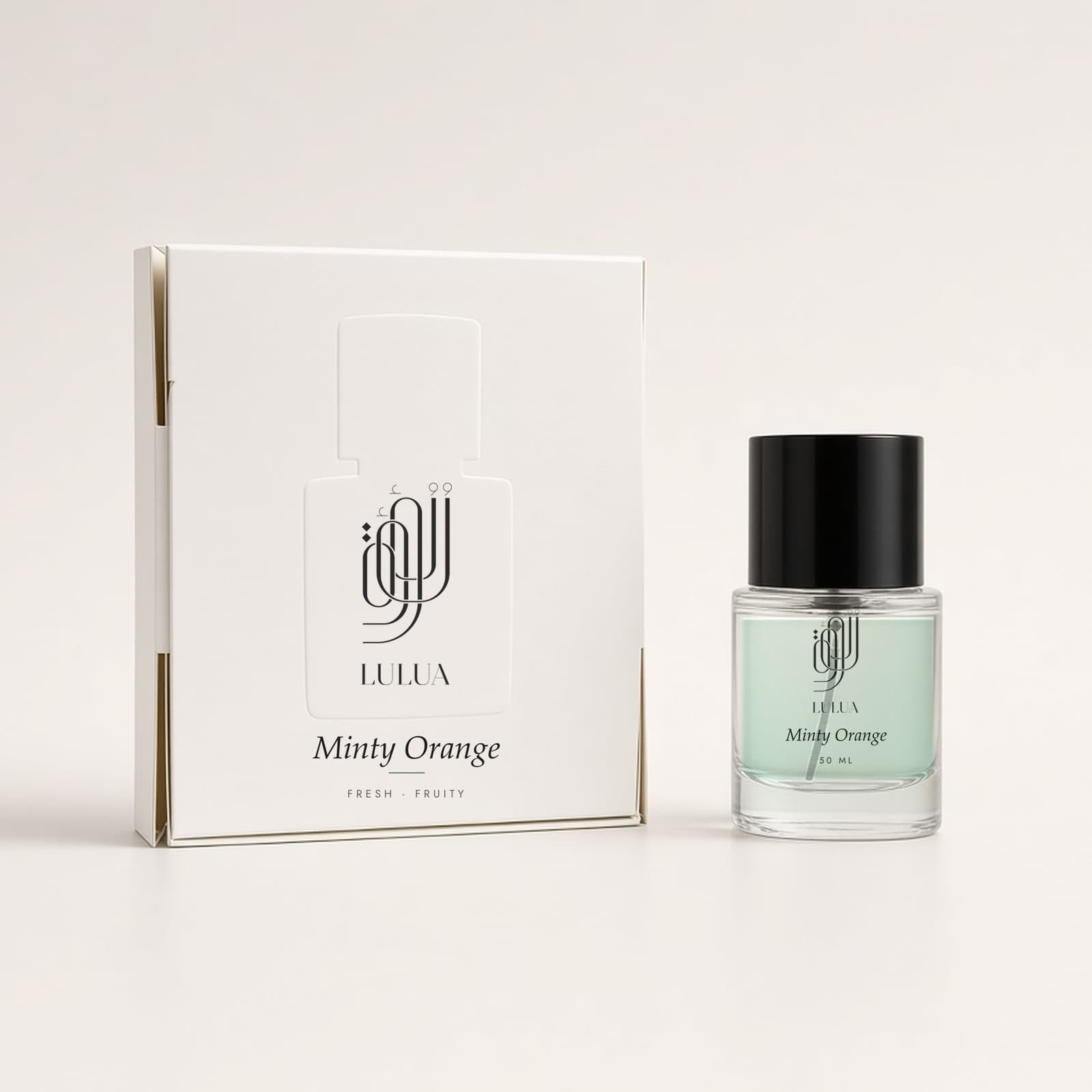 Minty Orange perfume with its Lulua gift box